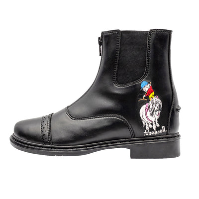 TuffRider Children's Thelwell Sweep Front Zip Paddock Boots - Breeches.com