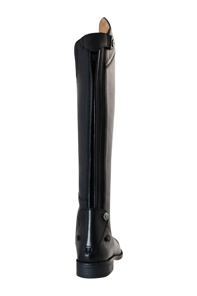 Punched Toe Cap Boots TuffRider Ladies Belmont Dress Boot 7.5 Slim, Leather Equestrian Boot With Spanish Top & Rear Zipper Dressage Boots Women's Punched Toe Cap Boots TuffRider Ladies Belmont Dress Boot 7.5 Slim, Leather Equestrian Boot With Spanish Top & Rear Zipper Dressage Boots Women's