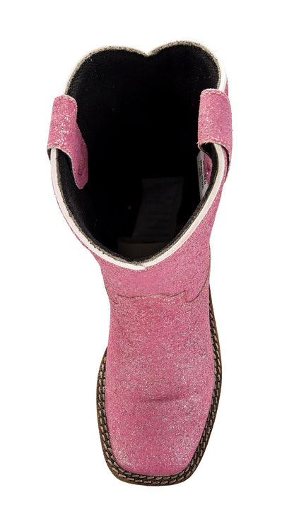 Tuffrider Youth Pink Glitter Western Boot - Breeches.com