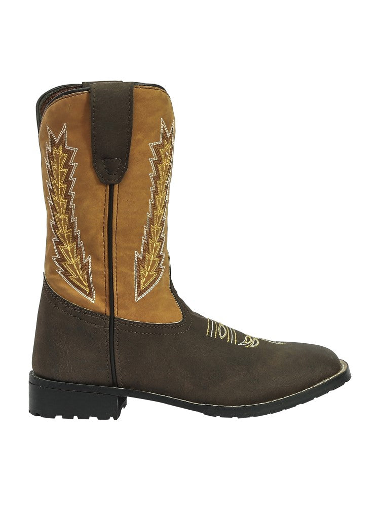 TuffRider Youth Biscayne Square Toe Western Boot
