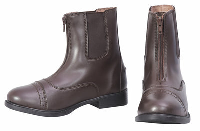 TuffRider Ladies Starter Lite Front Zip Paddock Boots - Breeches.com