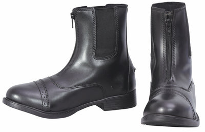 TuffRider Ladies Starter Lite Front Zip Paddock Boots - Breeches.com