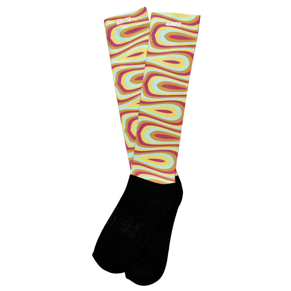 Lettia Groovy Padded Sock - Breeches.com