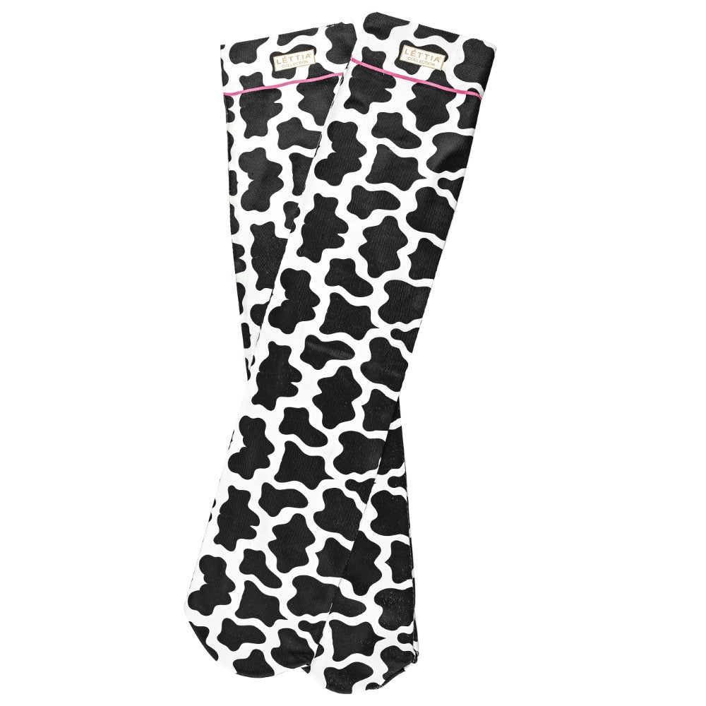 Lettia Cow Boot Sock - Breeches.com