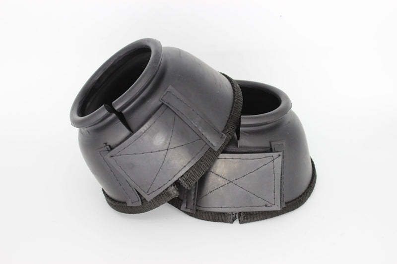 TuffRider Round Top Plain Bell Boots PVC Foam Hook and Loop w/ Bottom Tape - Breeches.com
