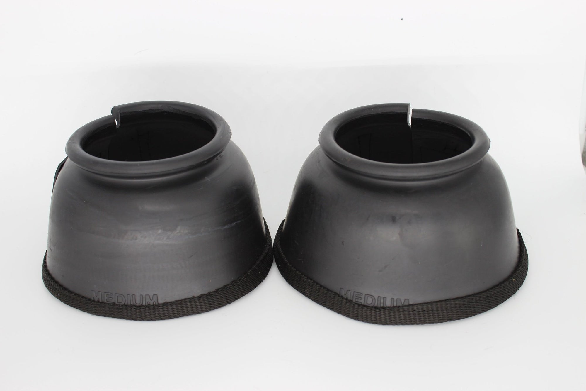 TuffRider Round Top Plain Bell Boots PVC Foam Hook and Loop w/ Bottom Tape - Breeches.com