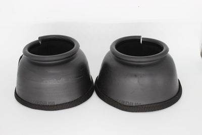 TuffRider Round Top Plain Bell Boots PVC Foam Hook and Loop w/ Bottom Tape - Breeches.com