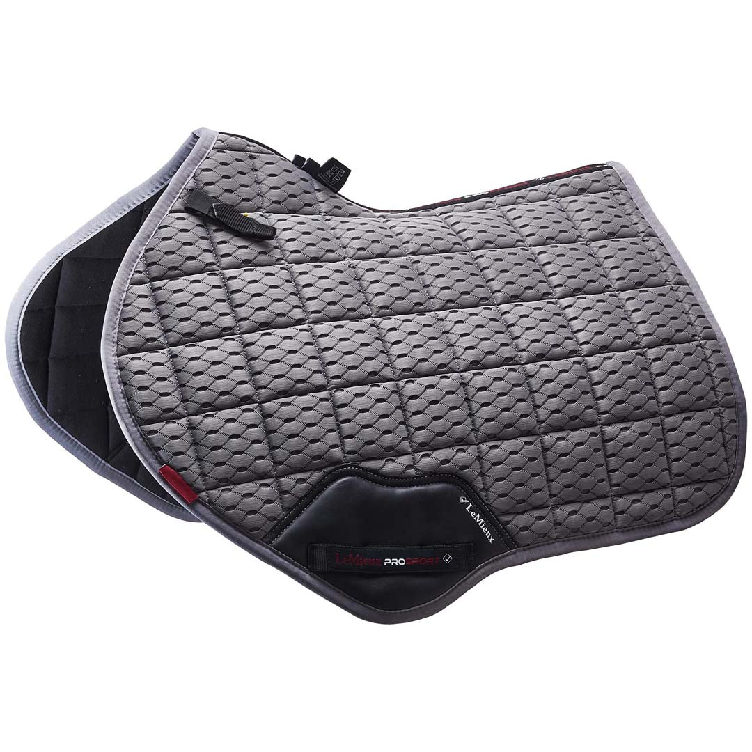 LeMieux Carbon Mesh Air Close Contact Square Saddle Pad - Breeches.com