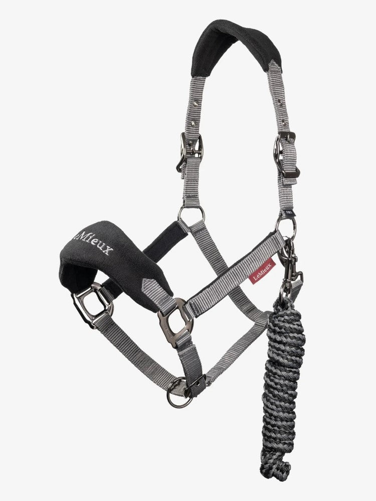 LeMieux Vogue Fleece Headcollar &amp; Rope - Breeches.com