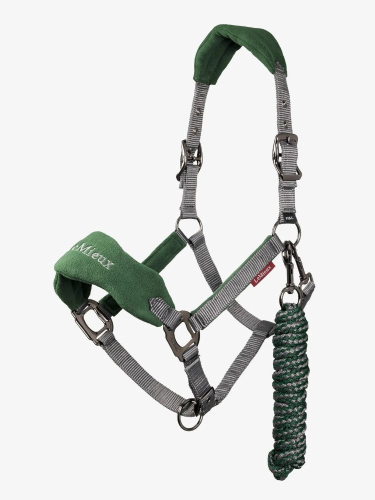 LeMieux Vogue Fleece Headcollar &amp; Rope - Breeches.com
