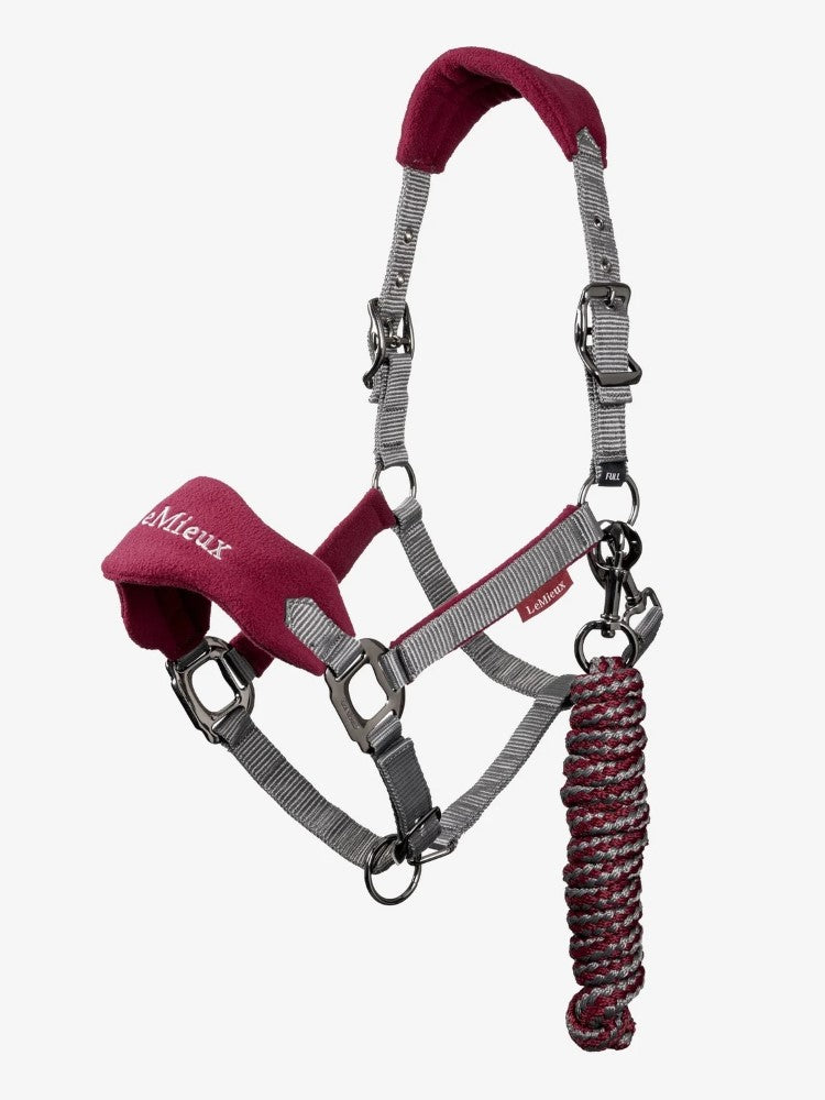 LeMieux Vogue Fleece Headcollar &amp; Rope - Breeches.com