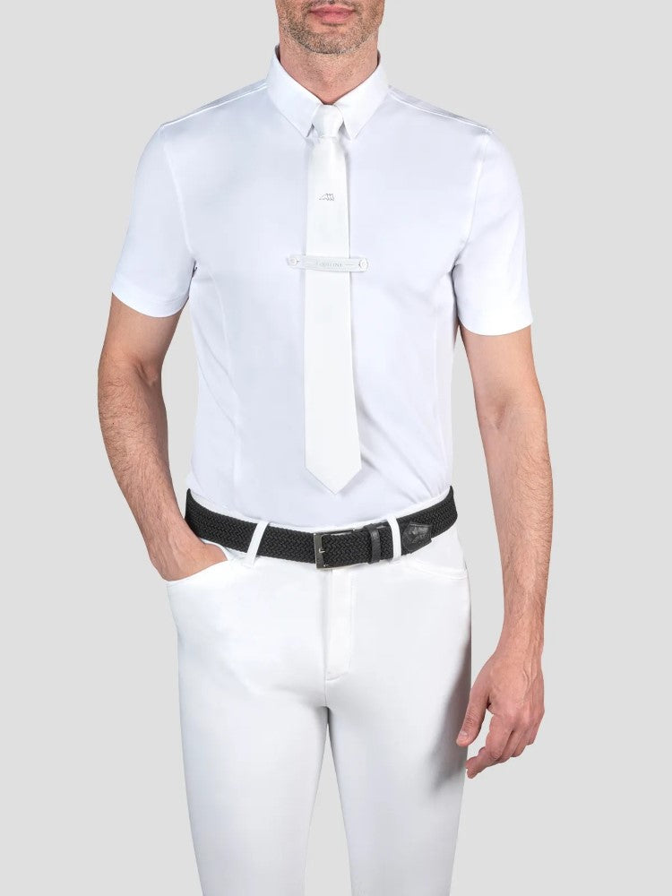 Equiline VictorK Men's Short Sleeve Show Shirt - Breeches.com