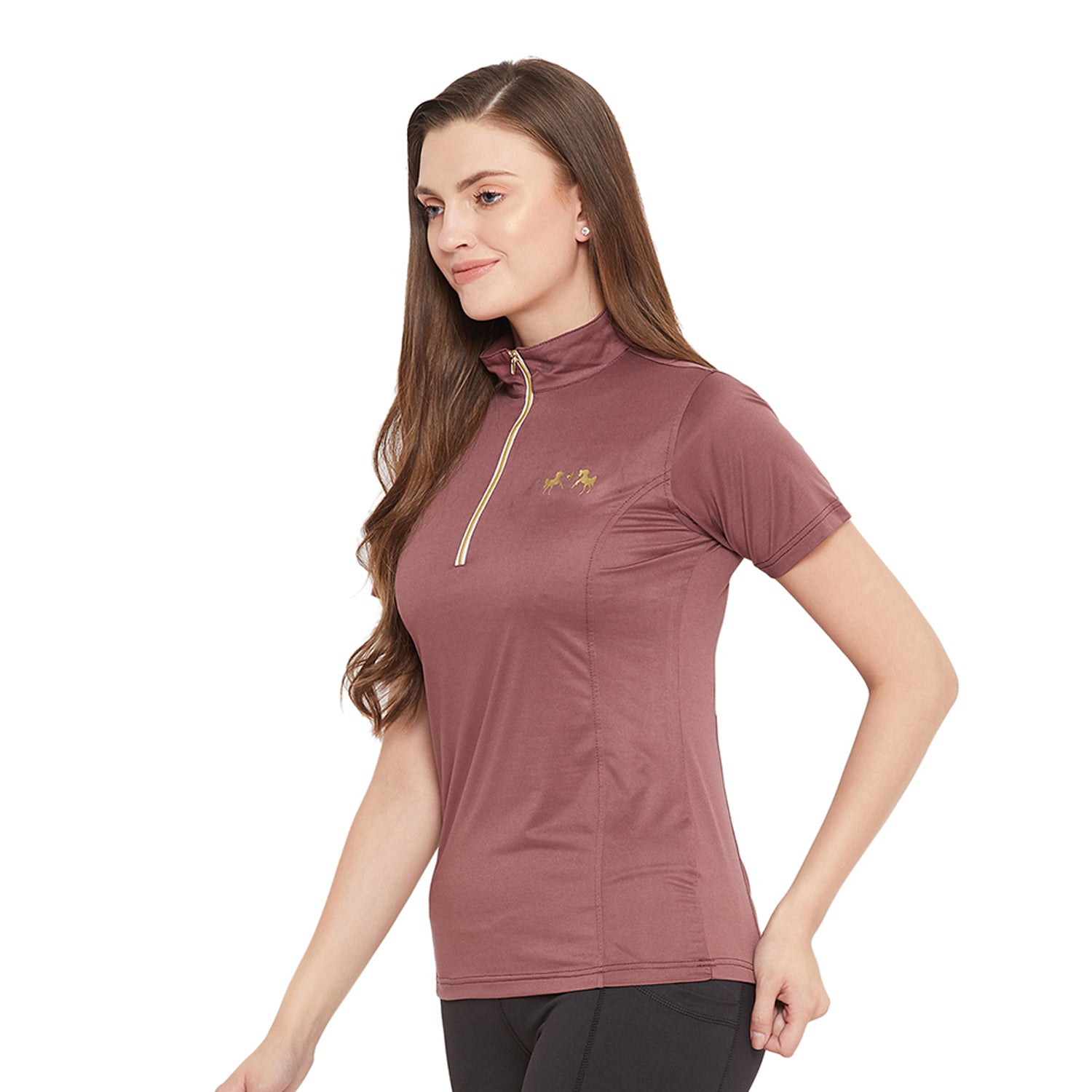 Equine Couture Surya Equicool Short Sleeve Sun Sport Shirt - Breeches.com