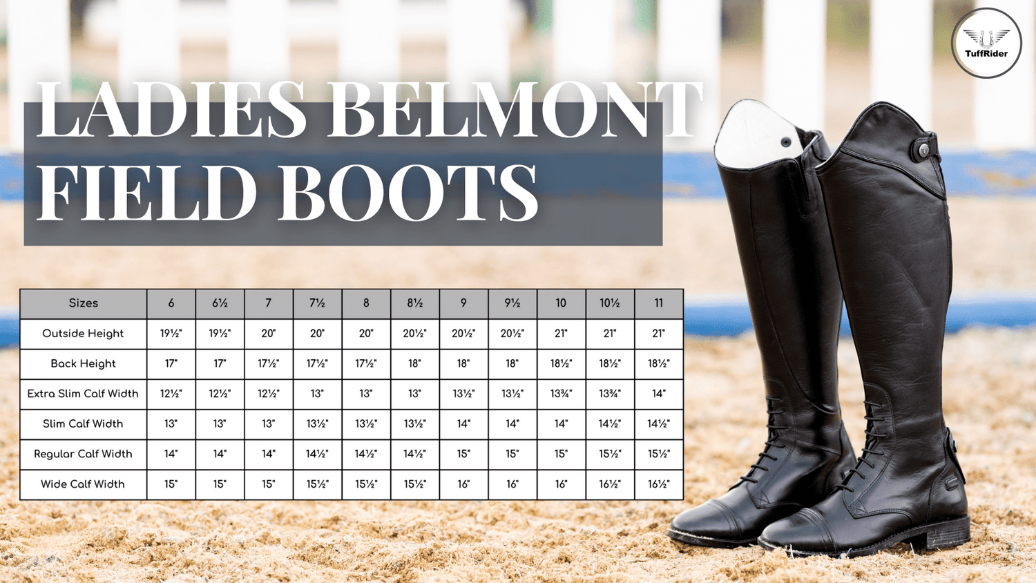 TuffRider Women Belmont Leather Field Boots in Black â Breeches.com