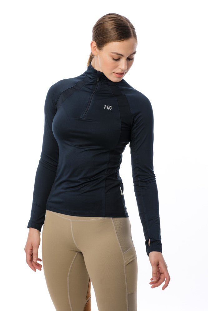 Horseware Ireland Aveen Half Zip Technical Long Sleeve Top - Breeches.com