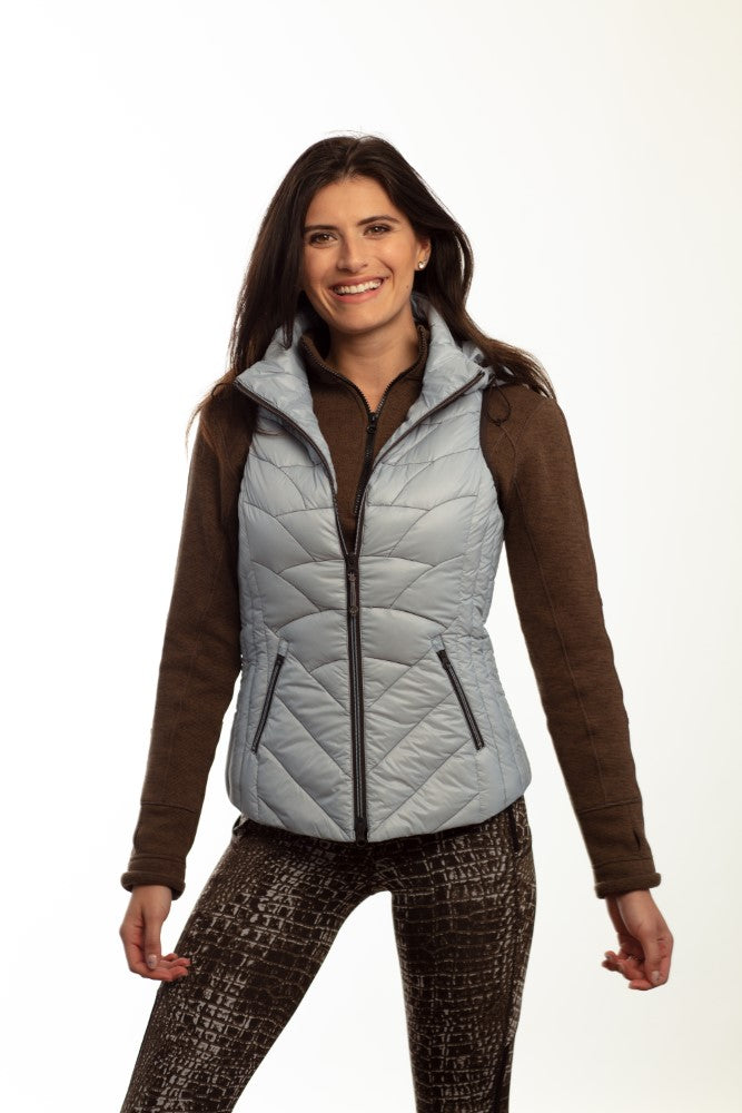 Top en coton pima avec col cheminée - Vert olive - FEMME | H&M BE