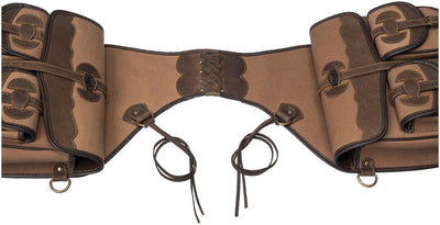 Tough-1 Canvas Trail Bag with Leather Accents_5