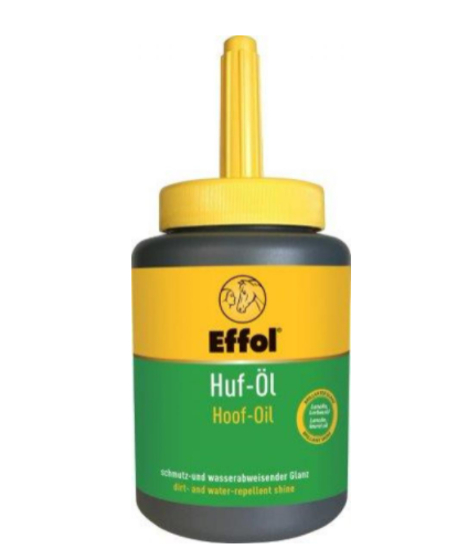 Effol Hoof Oil, w/ Applicator Brush- Green, 16.06 fl oz. - Breeches.com