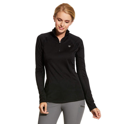 Ariat Women's Sunstopper 2.0 1/4 Zip Baselayer - Breeches.com