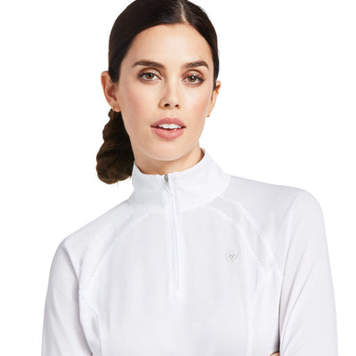 Ariat Women's Sunstopper 2.0 1/4 Zip Baselayer - Breeches.com