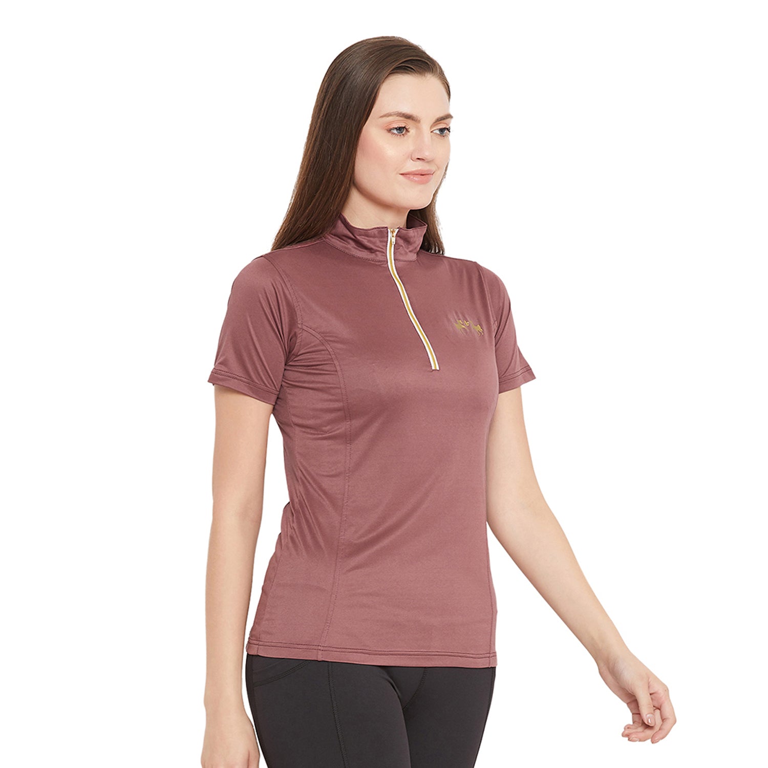 Equine Couture Surya Equicool Short Sleeve Sun Sport Shirt - Breeches.com