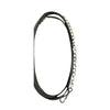 Henri de Rivel Pro Collection Leather Lead with 24" Solid Silver Chain - Breeches.com