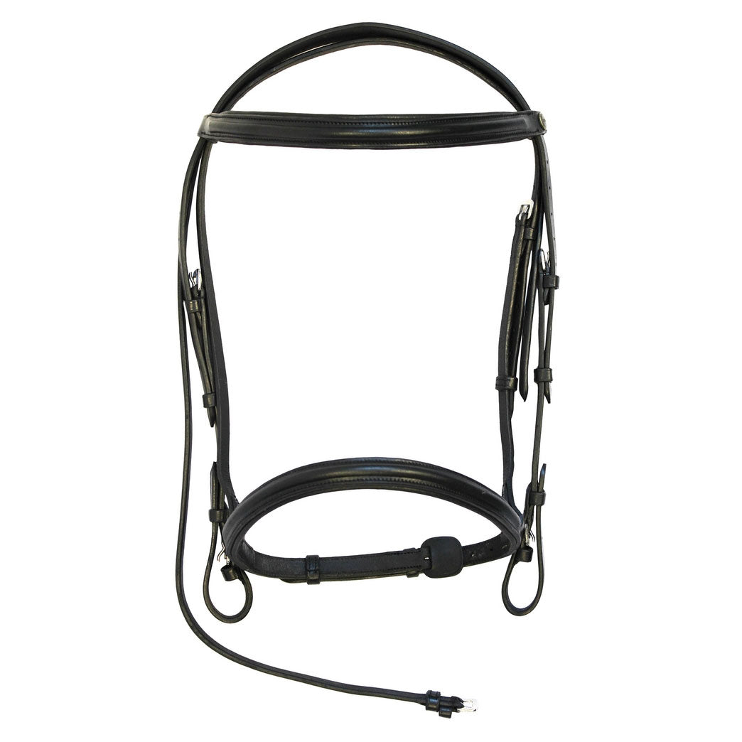 Henri de Rivel Pro Padded Dressage Bridle with Web Reins_5