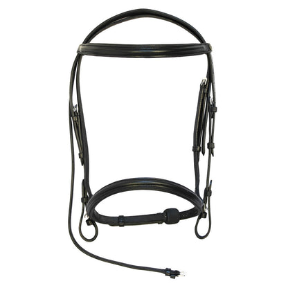 Henri de Rivel Pro Padded Dressage Bridle with Web Reins_5