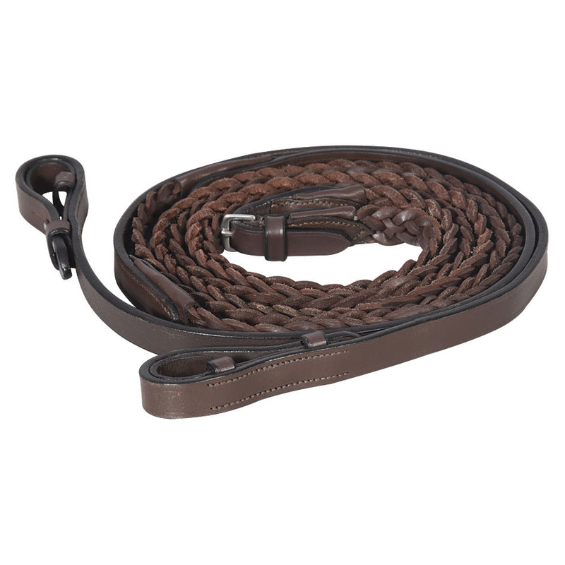 Henri de Rivel Advantage Plaited Reins - Breeches.com