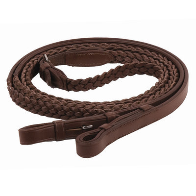 Henri de Rivel Advantage Plaited Reins - Breeches.com