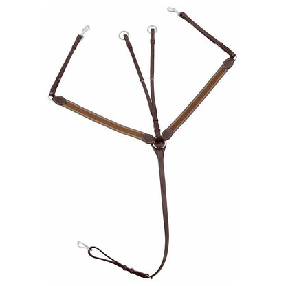 Henri de Rivel Pro Elastic Breastplate Martingale with Running Attachment - Breeches.com