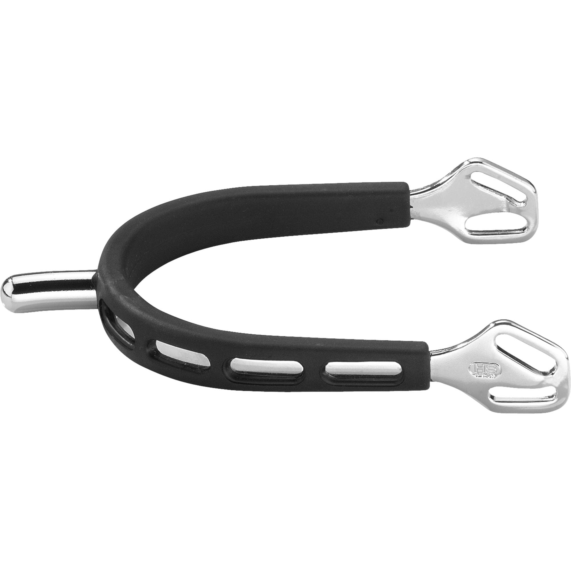 Herm Sprenger Stainless Steel Ultra Fit Extra Grip Spurs w/ Rounded Neck- 25mm - Breeches.com