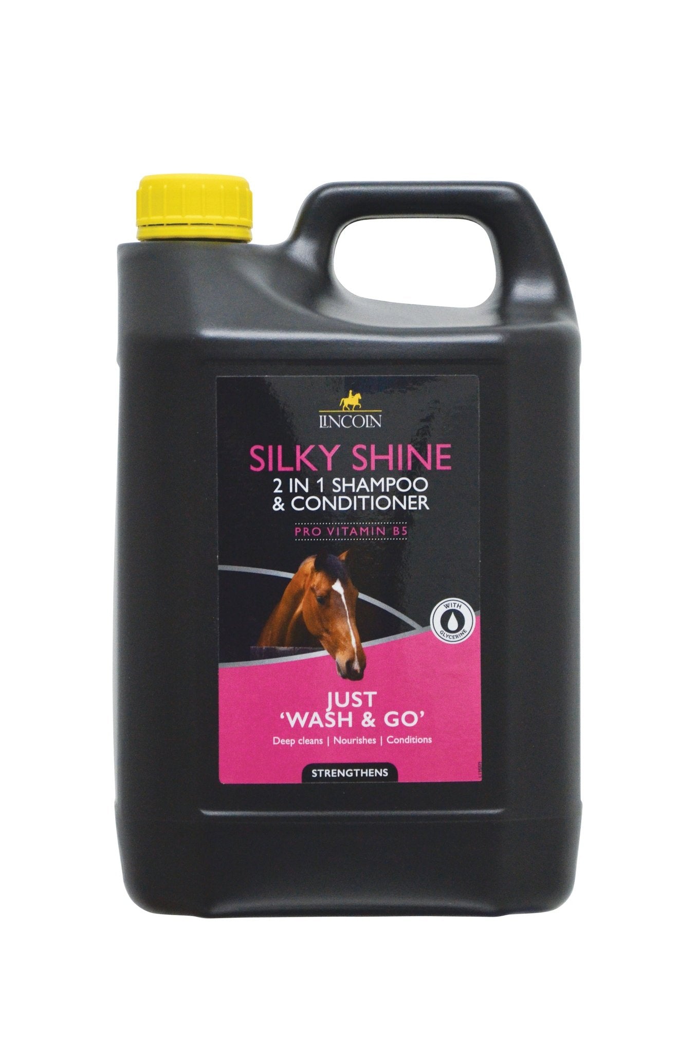 Lincoln Silky Shine 2 in 1 Shampoo and Conditioner - 4 litre - Breeches.com