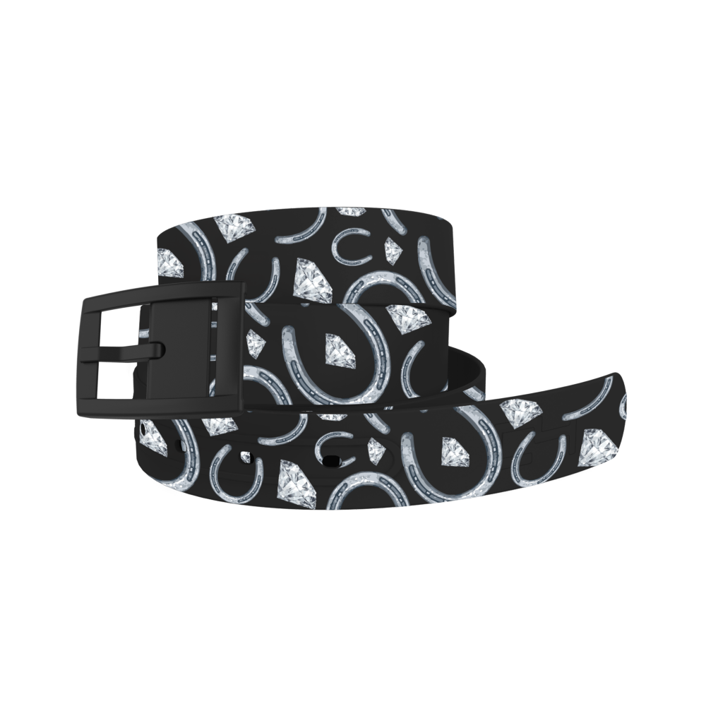 C4 Diamond and Irons Belt w/ Black Buckle
