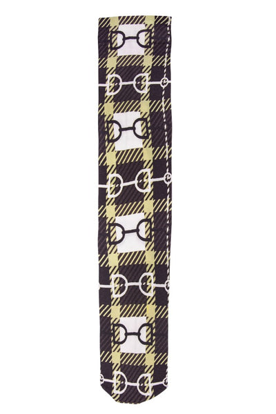 AWST Int'l Snaffle Bit Plaid Socks - Breeches.com