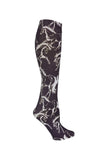 AWST Int'l Lila Linear Horse Socks - Breeches.com