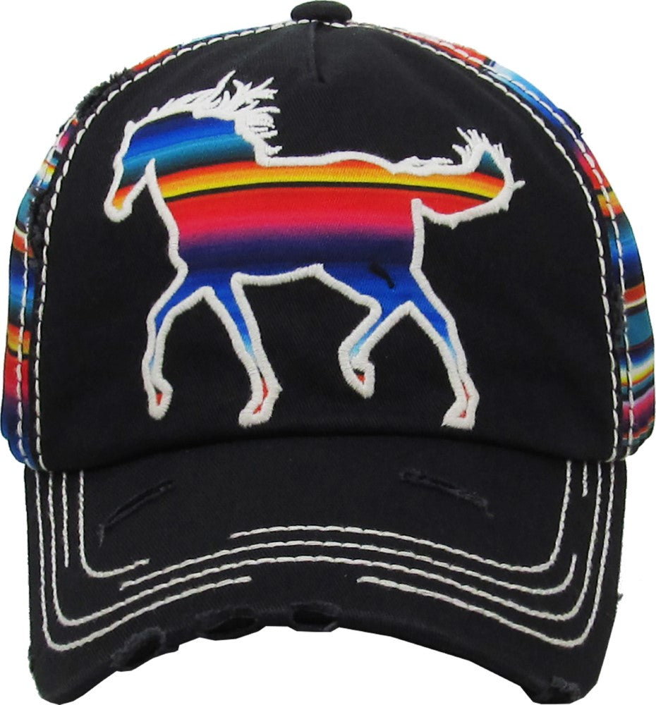 AWST Int'l Serape Horse Washed Vintage Cap - Breeches.com