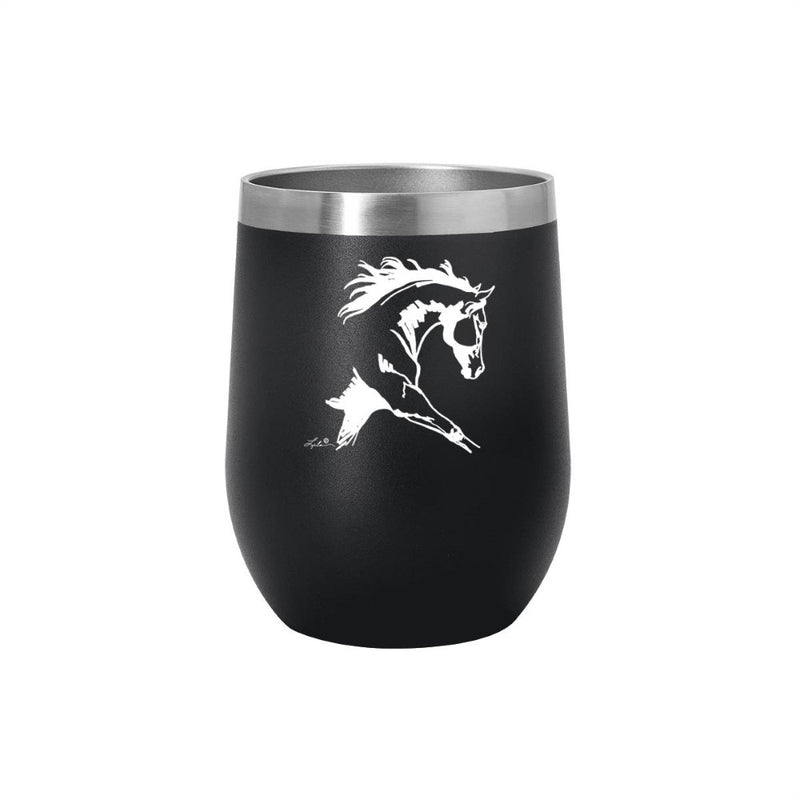 AWST Int'l 12 oz Stainless Steel Wine Tumbler w/ Slide Top  Lila Extended