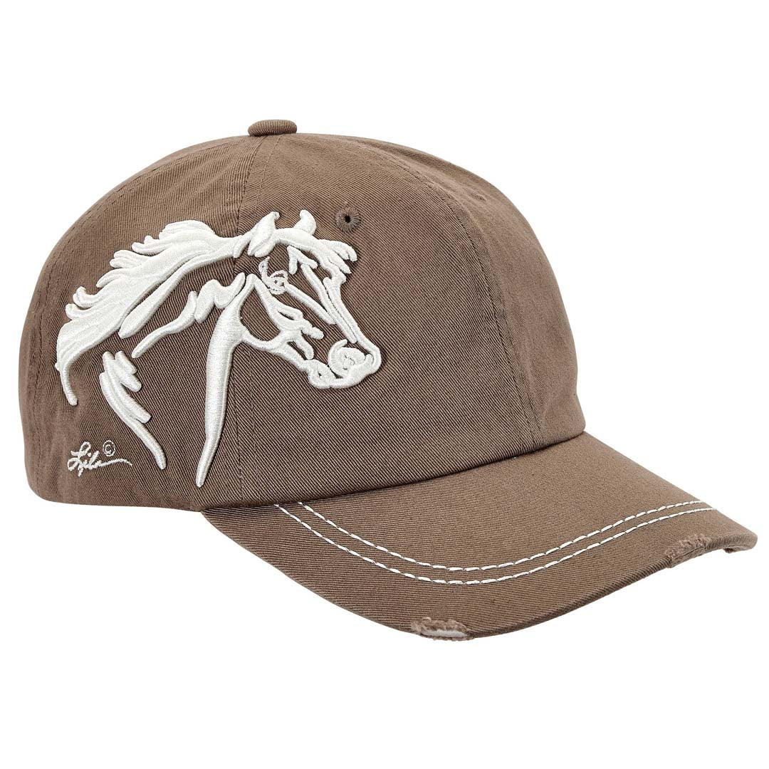 AWST Int'l Lila 3D Horse Head Cap - Breeches.com