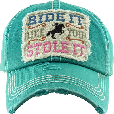 AWST Int'l  Ride it Like You Stole It Cap - Breeches.com