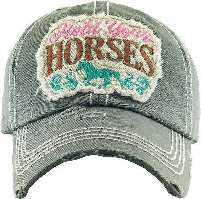AWST Int'l Hold Your Horses Cap - Breeches.com