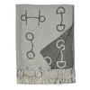 AWST Int ''Lila''Snaffle Bit Pashmina- Black - Breeches.com