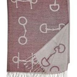 AWST Int'l "Lila" Snaffle Bit Pashmina Scarf - Breeches.com