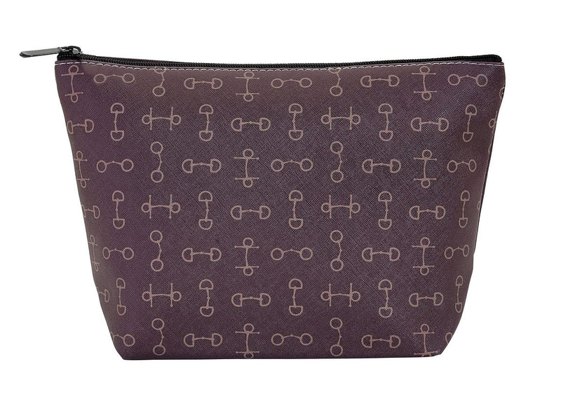 AWST Int'l "Lila" Snaffle Bits Large Cosmetic Pouch - Breeches.com