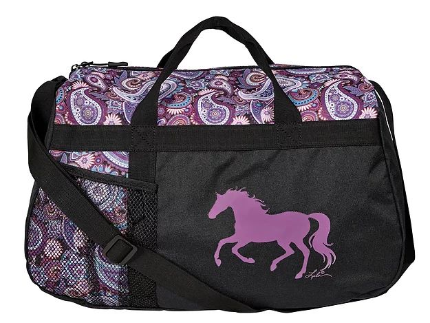 AWST Int'l "Lila" Galloping Horse Duffle Bag - Breeches.com
