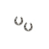 AWST Int'l Sterling Silver Horseshoes Earrings - Breeches.com