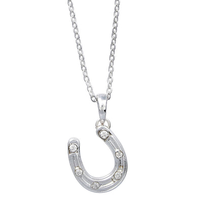 AWST Int'l Horseshoe Pendant Necklace w/Colorful Cowboy Hat Gift Box - Breeches.com