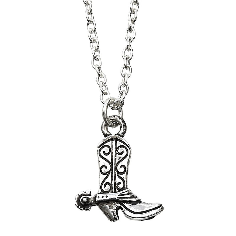 AWST Int'l Cowboy Boot Necklace w/Colorful Cowboy Hat Gift Box - Breeches.com