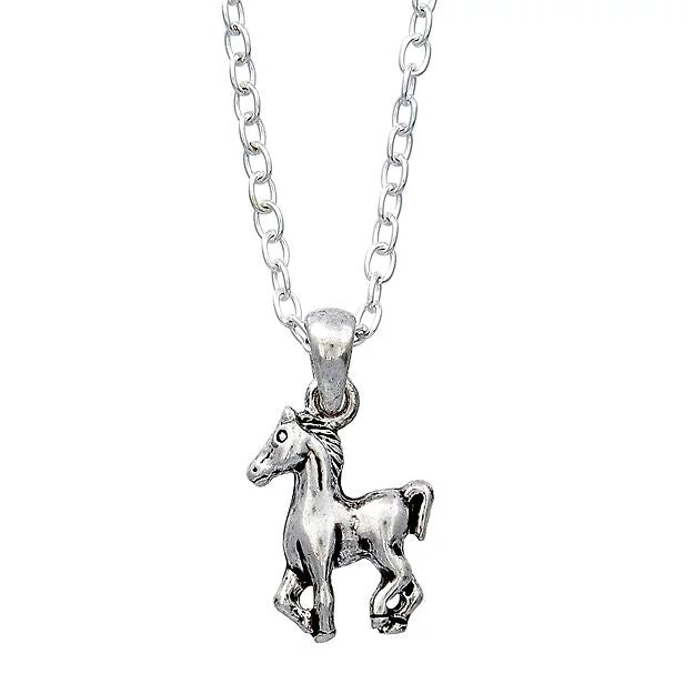 AWST Int'l Prancing Pony Necklace w/Horse Head Gift Box - Breeches.com