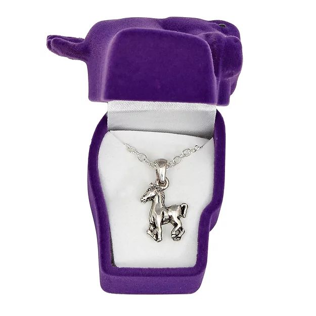 AWST Int'l Prancing Pony Necklace w/Horse Head Gift Box - Breeches.com